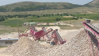 罗马尼亚250吨花岗岩生产线